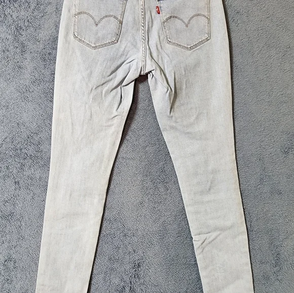 Levi's 711 Jeans Women's 29x30 Skinny Stretch Light Wash Blue - Picture 2 of 10